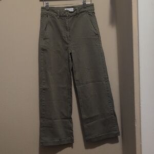 Everlane Women's Wide Leg Jeans in Olive